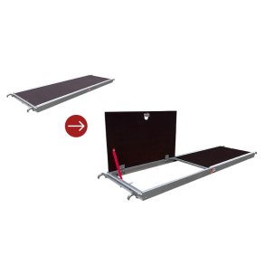 Ombytning af d�k foldestillads til d�k med lem.