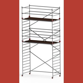 Jumbo rullestillads bred 135 x 178 cm 9978-5 arbejdsh. 7,2 m st�h�jde 5,2 m