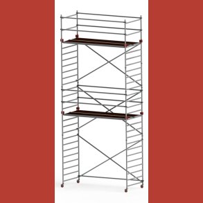 Jumbo rullestillads bred 135 x 178 cm 9978-6 arbejdsh. 8,2 m st�h�jde 6,2 m