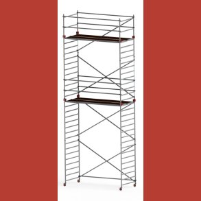 Jumbo rullestillads bred 135 x 178 cm 9978-7 arbejdsh. 9,2 m st�h�jde 7,2 m